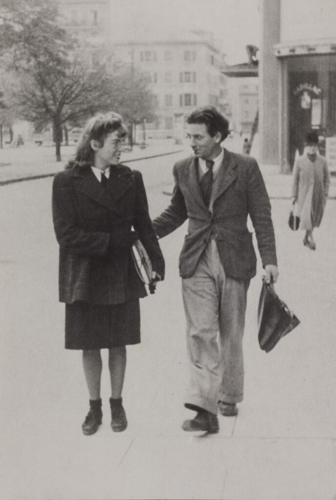 Hanny Fries und Ludwig Hohl, um 1943. Foto von unbekannt © Stiftung Righini-Fries Zürich