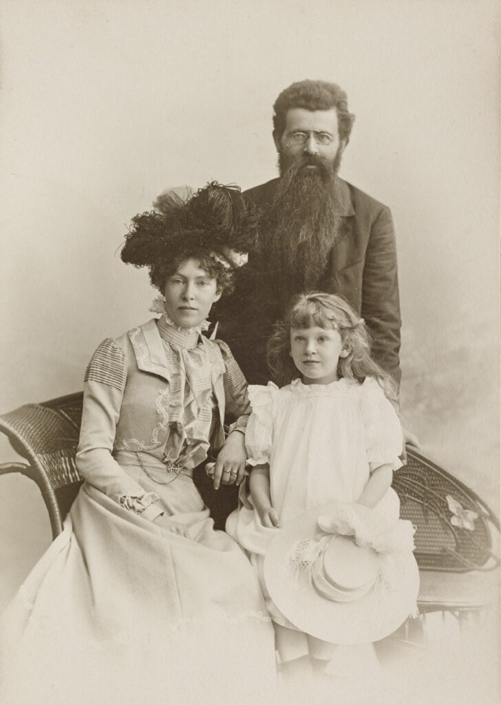 Sigismund, Constance und Katharina Righini, um 1901 © Foto von J. Meiner Zürich