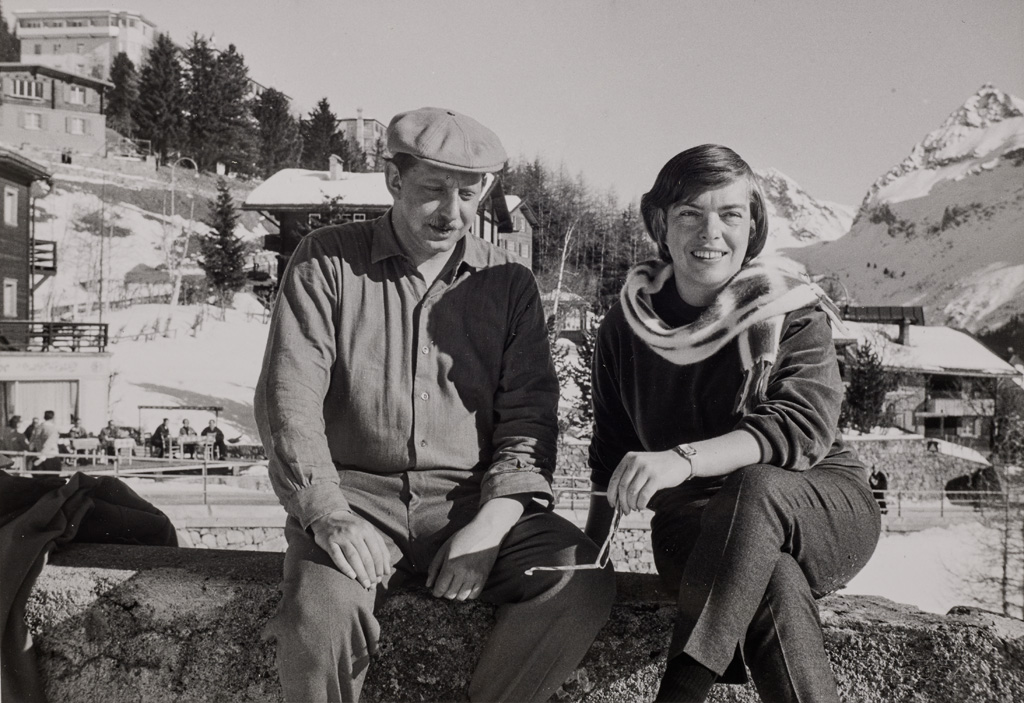 Hanny Fries und Beno Blumenstein in Arosa, um 1955. Foto von unbekannt © Stiftung Righini-Fries Zürich