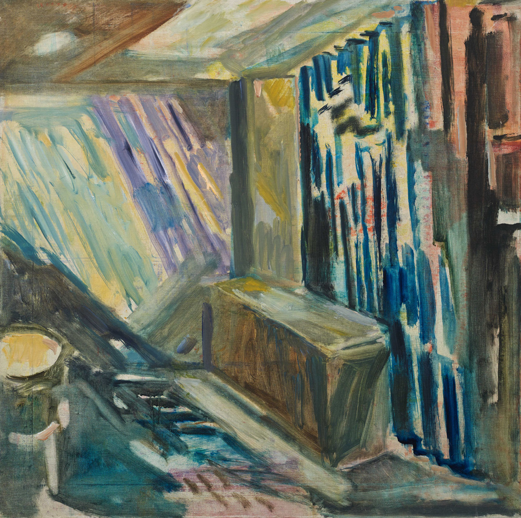 Hanny Fries: La Notte III, um 1999, Öl auf Leinwand, Inv.Nr. HF 74. Foto: Reto Pedrini © Stiftung Righini-Fries Zürich Hanny Fries: La Notte III, um 1999, Öl auf Leinwand, Inv.Nr. HF 74. Foto: Reto Pedrini © Stiftung Righini-Fries Zürich