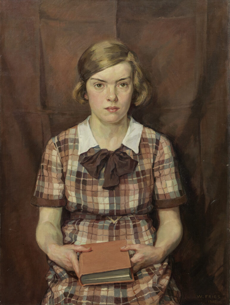 Willy Fries: Mädchenbildnis Hanny, 1935, Öl auf Leinwand, Inv.Nr. 47. Foto: Reto Pedrini © Stiftung Righini-Fries Zürich Willy Fries: Mädchenbildnis Hanny, 1935, Öl auf Leinwand, Inv.Nr. 47. Foto: Reto Pedrini © Stiftung Righini-Fries Zürich