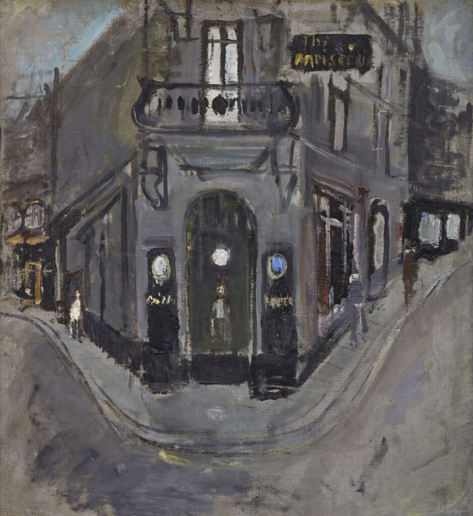 Varlin: Pâtisserie an der Rue St-Laurent in Lausanne, 1944, Öl auf Leinwand, Kat. 359. © P. Guggenheim, Bondo