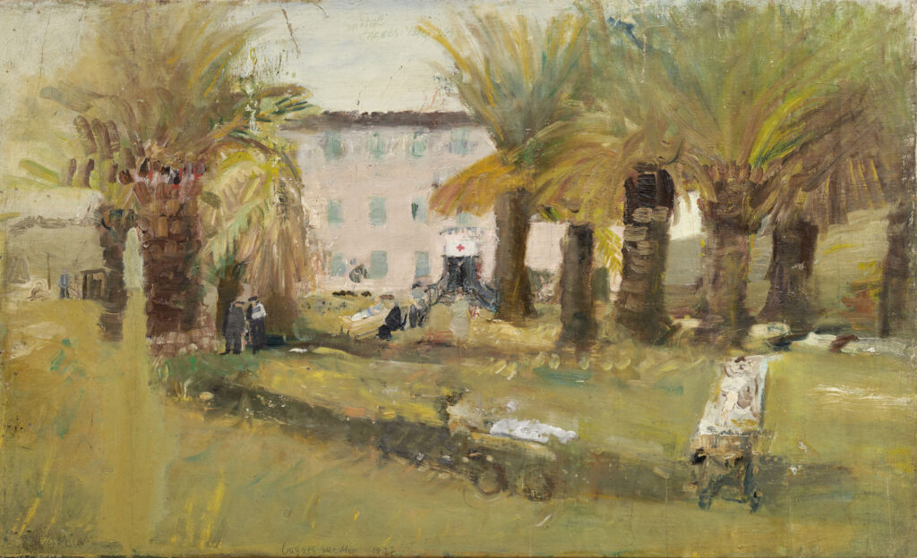 Varlin: Spital in Cagnes-sur-Mer, 1930, Öl auf Leinwand, Kat. 30. Foto: Reto Pedrini © P. Guggenheim, Bondo.