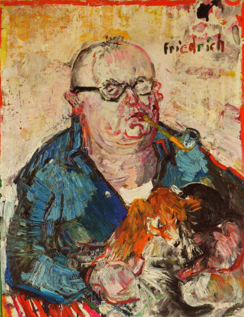 Varlin: Friedrich Dürrenmatt, 1967, Öl auf Leinwand. © P. Guggenheim, Bondo