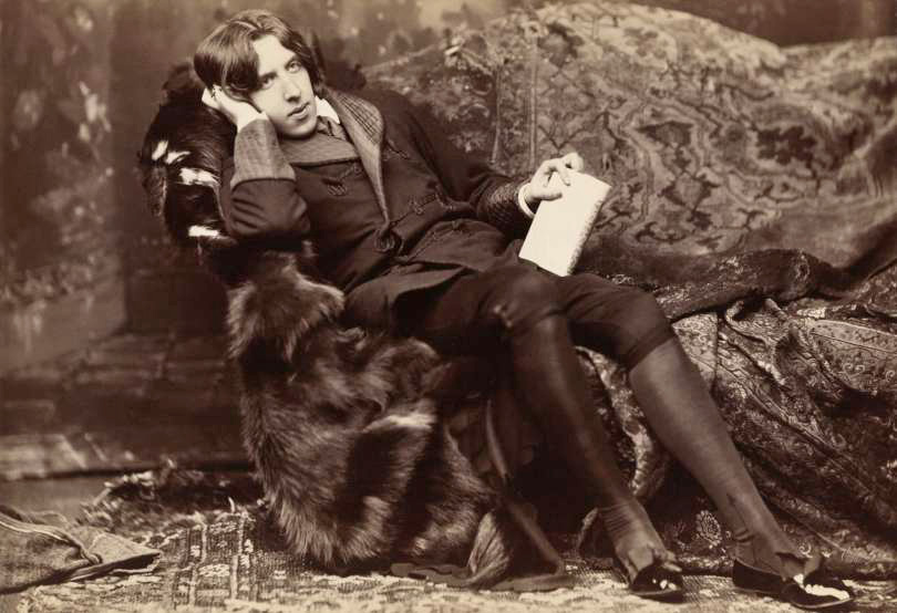 Oscar Wilde, 1882, Foto von Napoleon Sarony