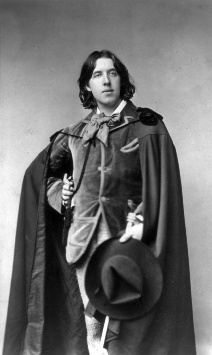 Oscar Wilde, um 1880. Foto von unbekannt