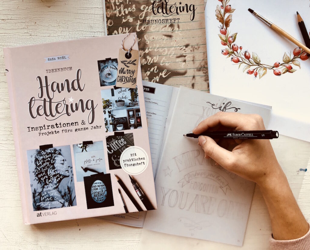Ideenbuch Handlettering. Foto © Sasa Noël Ideenbuch Handlettering. Foto © Sasa Noël