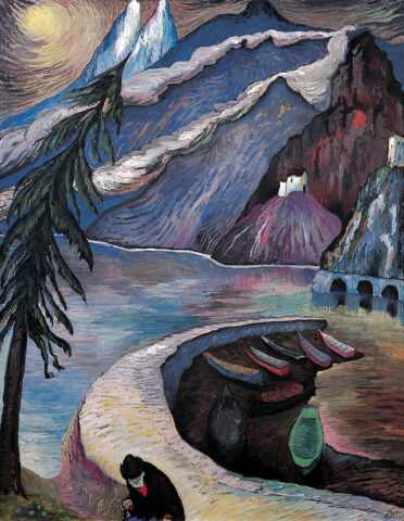 Marianne von Werefkin: Die Verlassenen, 1920 – 1930, Tempera auf Papier auf Karton, 69.5 x 55 cm. © Fondazione Marianne Werefkin, Museo Comunale d’Arte Moderna, Ascona