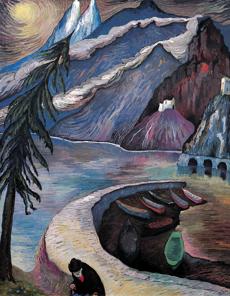 Marianne von Werefkin: Die Verlassenen, 1920 – 1930, Tempera auf Papier auf Karton, 69.5 x 55 cm. © Fondazione Marianne Werefkin, Museo Comunale d’Arte Moderna, Ascona Marianne von Werefkin: Die Verlassenen, 1920 – 1930, Tempera auf Papier auf Karton, 69.5 x 55 cm. © Fondazione Marianne Werefkin, Museo Comunale d’Arte Moderna, Ascona