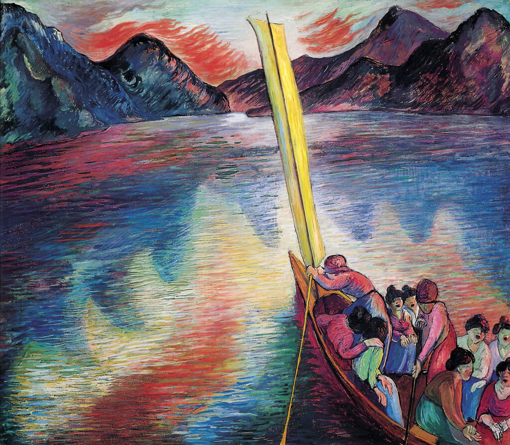 Marianne von Werefkin: Die törichten Jungfrauen, 1921, Tempera auf Papier auf Karton, 67 x 76 cm. © Fondazione Marianne Werefkin, Museo Comunale d’Arte Moderna, Ascona