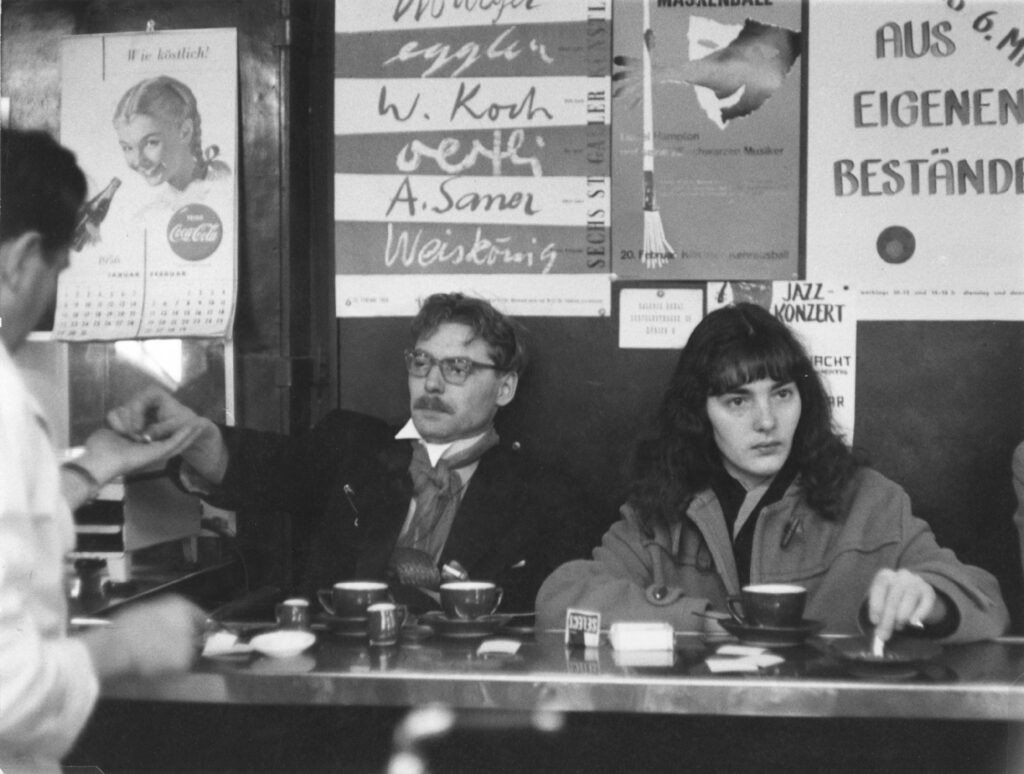 Gotthard Schuh: Paar im Café Select. Zürich, 1956 © Gotthard Schuh / Fotostiftung Schweiz