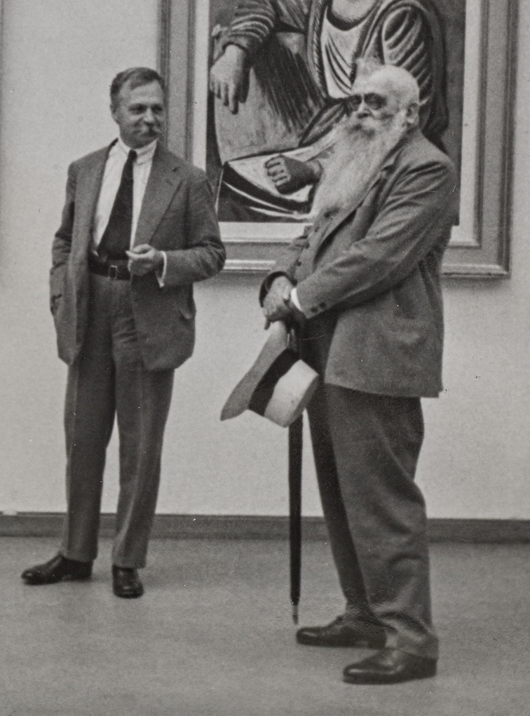 Sigismund Righini und Wilhelm Wartmann in der Picasso-Ausstellung im Kunsthaus Zürich, 1932. Foto von unbekannt © Stiftung Righini-Fries Zürich Sigismund Righini und Wilhelm Wartmann in der Picasso-Ausstellung im Kunsthaus Zürich, 1932. Foto von unbekannt © Stiftung Righini-Fries Zürich