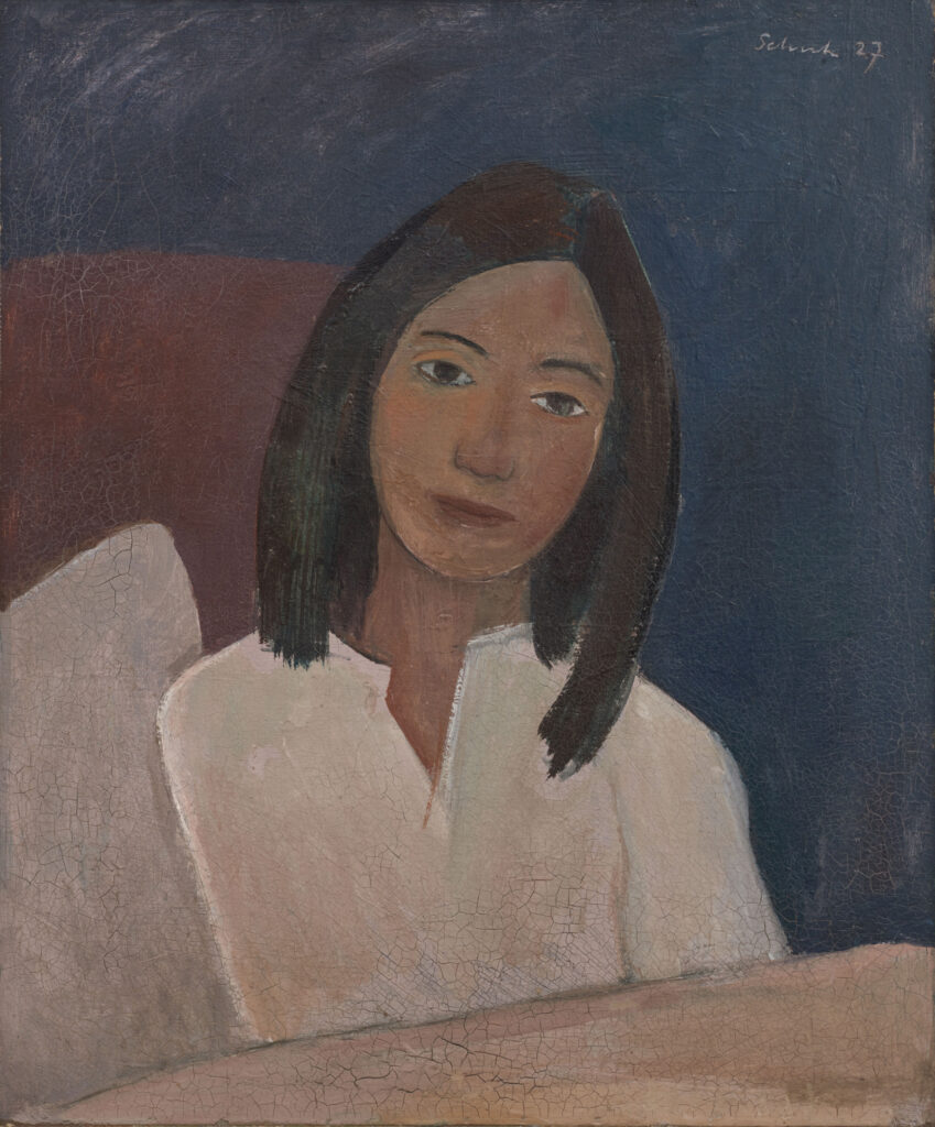 Gotthard Schuh: L’Amata, 1927, ÖI auf Leinwand 40 x 48 cm. Foto: Reto Pedrini © Privatsammlung