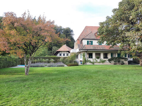 Wohnhaus und Garten von Cuno Amiet, 2023. Foto © Stiftung Righini-Fries Zürich