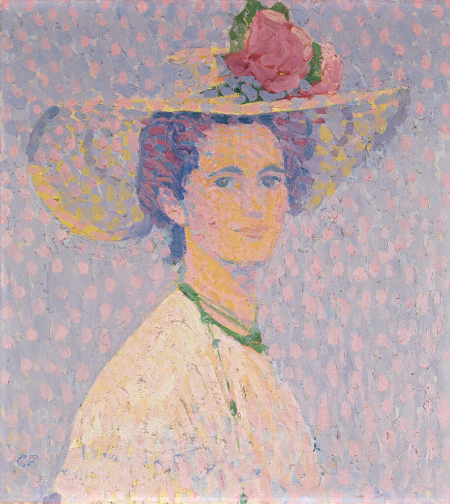 Cuno Amiet: Frauenbildnis (Annel violet), 1906, Öl auf Leinwand, Foto: SIK-ISEA, Zürich (Philipp Hitz) © D. Thalmann, Aarau, Switzerland