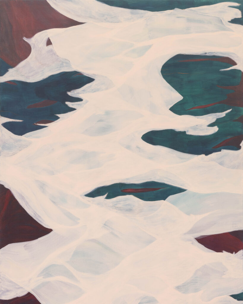 Shannon Zwicker: Your Touch Echoes on My Skin, 2023, Mischtechnik auf Leinwand © Shannon Zwicker Shannon Zwicker: Your Touch Echoes on My Skin, 2023, Mischtechnik auf Leinwand © Shannon Zwicker