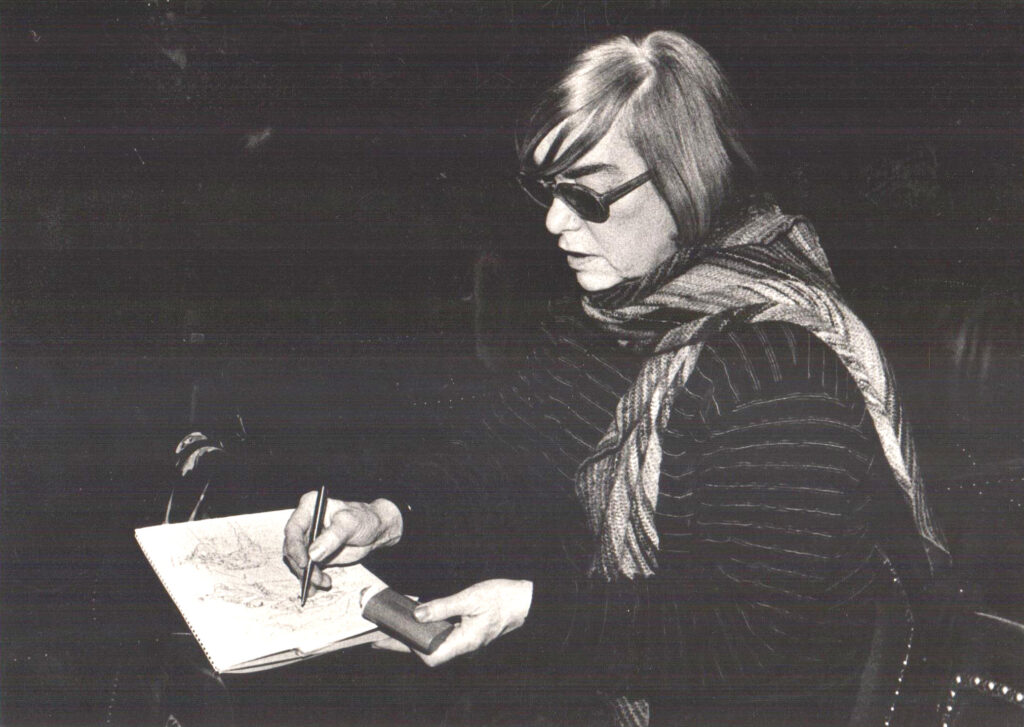 Hanny Fries im Schauspielhaus, um 1970. Foto © Niklaus Stauss Hanny Fries im Schauspielhaus, um 1970. Foto © Niklaus Stauss