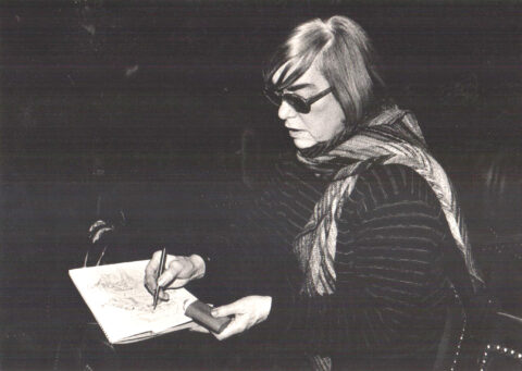 Hanny Fries im Schauspielhaus, um 1970. Foto © Niklaus Stauss