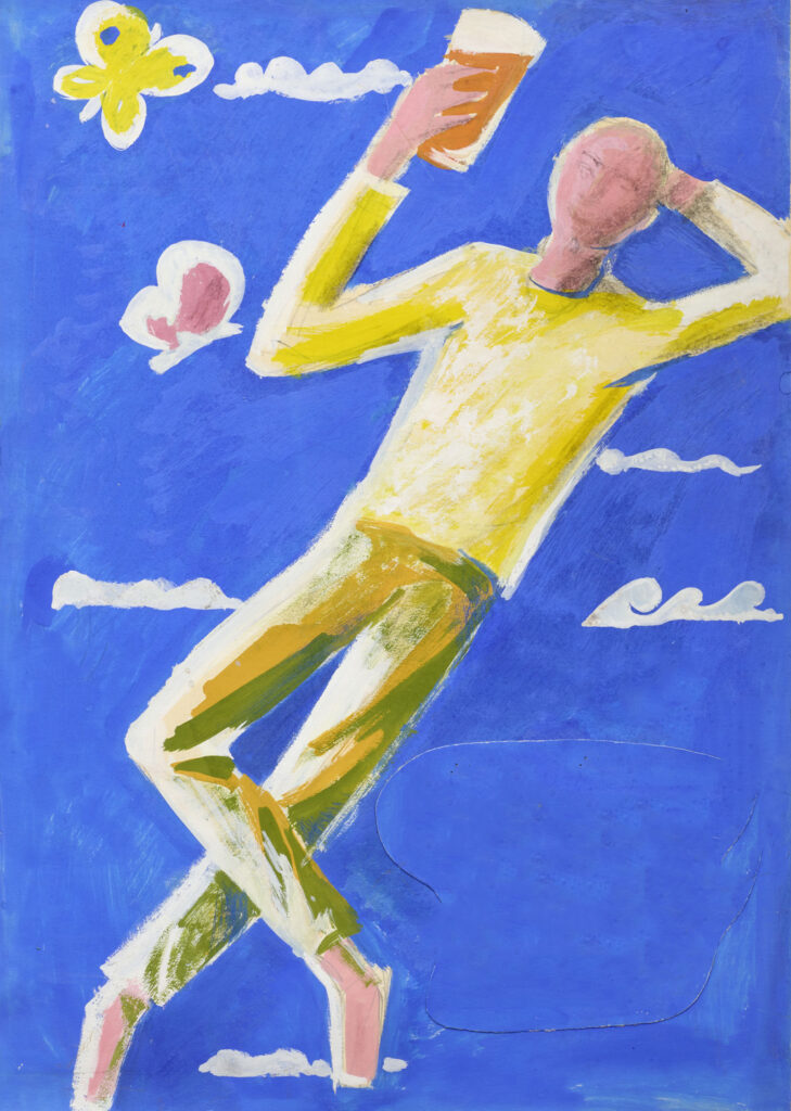 Werbegrafik nach Beno Blumenstein (um 1943), 2025. © Stiftung Righini-Fries Zürich Werbegrafik nach Beno Blumenstein (um 1943), 2025. © Stiftung Righini-Fries Zürich