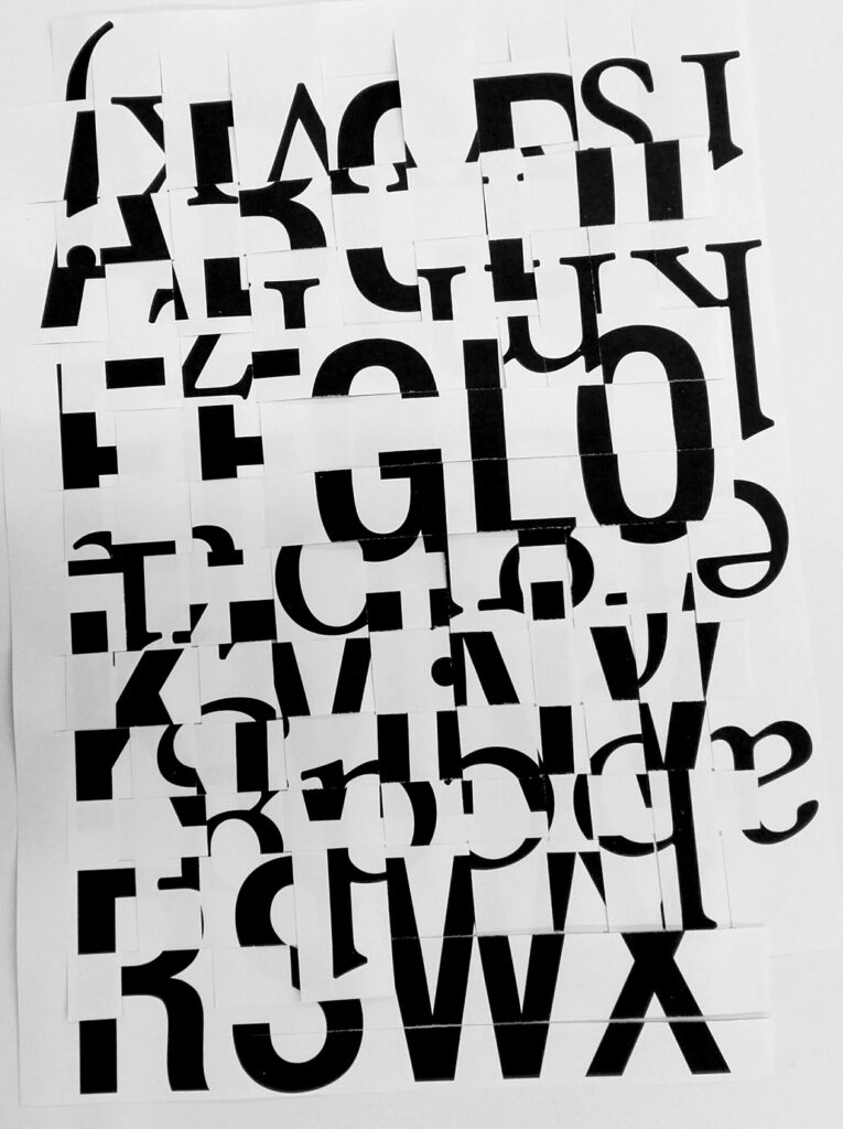 Typografie-Plakat © Esther Solèr