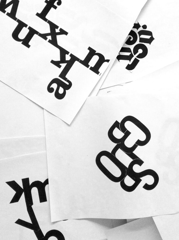 Typografie-Plakat © Esther Solèr Typografie-Plakat © Esther Solèr