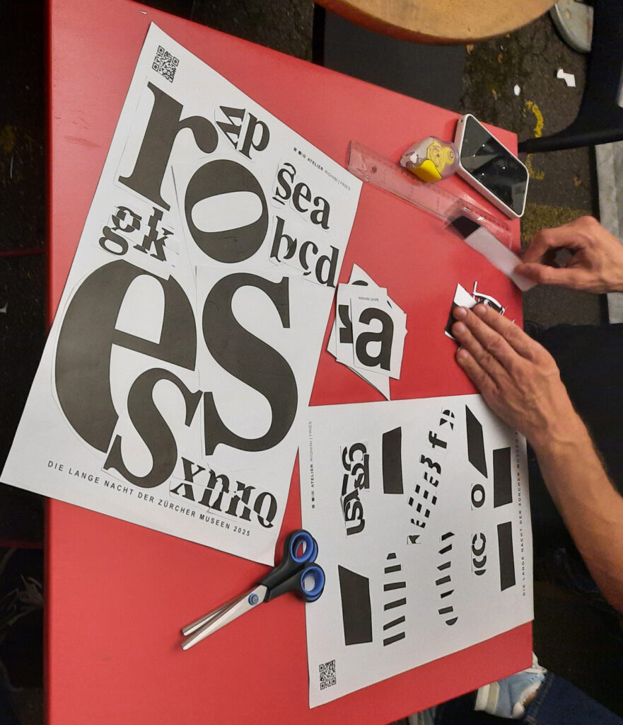 Beispiel Schriftplakat. Foto: Stiftung Righini-Fries