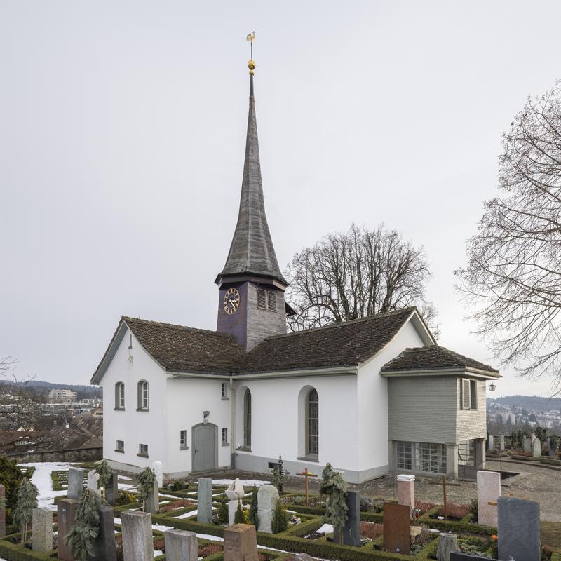 Alte Kirche Witikon nach der Sanierung, 2026, Fotografie. © Reformierte Kirche Zürich-Witikon