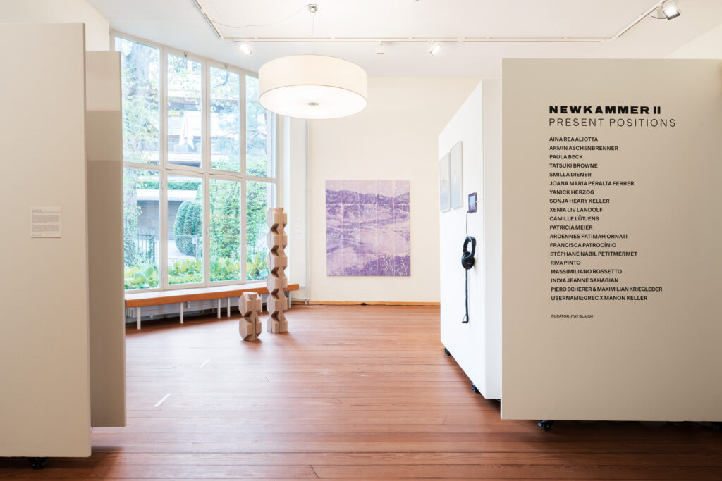 Ausstellungsansicht Atelier Righini Fries, 2026. Foto: Marcel Rickli © Stiftung Righini-Fries Zürich