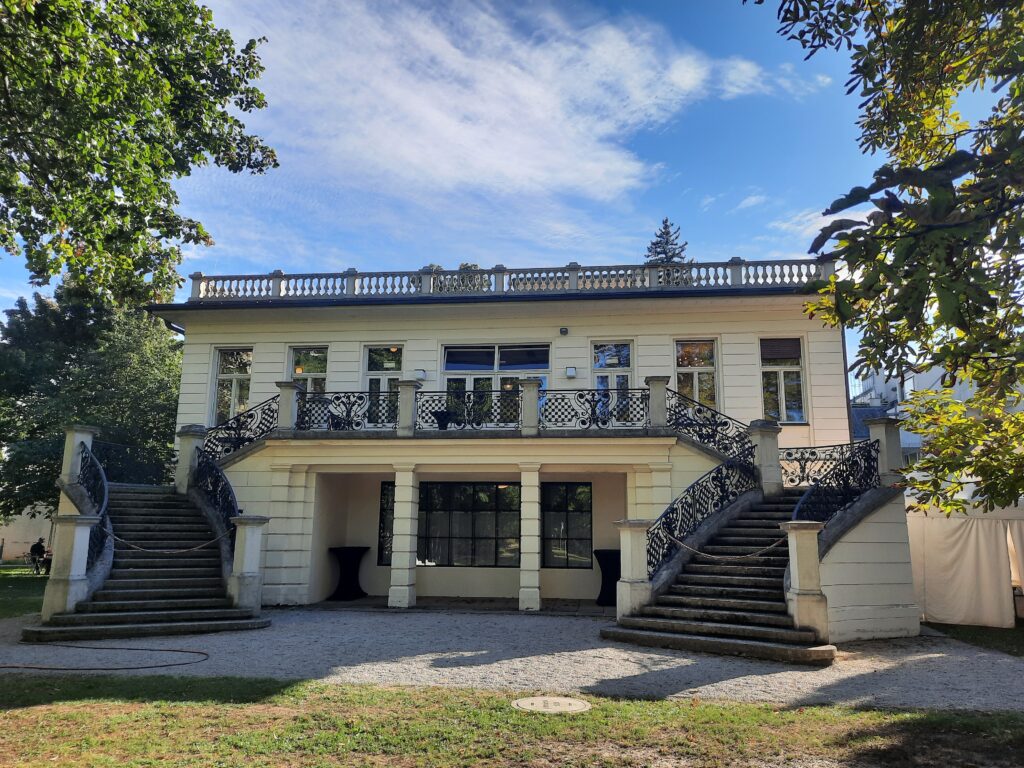 Ansicht Villa Klimt, 2026. Foto: Stiftung Righini-Fries Ansicht Villa Klimt, 2026. Foto: Stiftung Righini-Fries